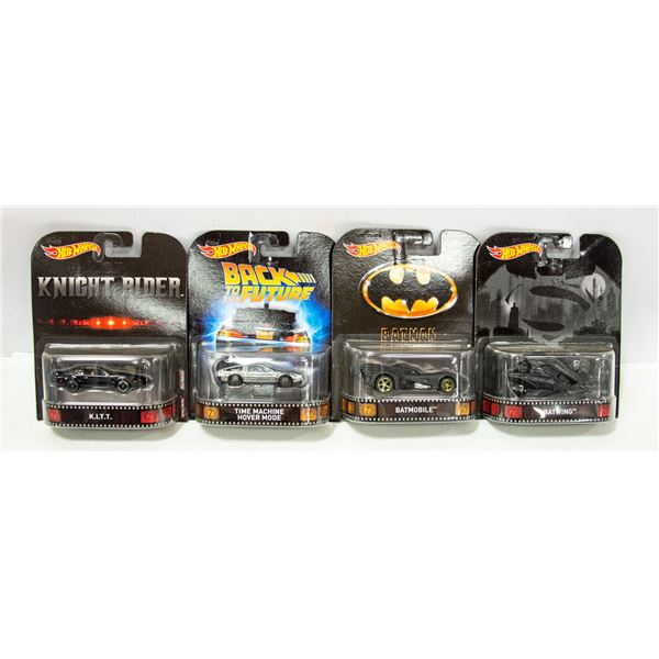 HOT WHEELS MOVIE PACK - 4 CARS