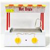 Image 1 : HOTDOG ROLLER GRILL W/ BUN HOLDER/WARMER