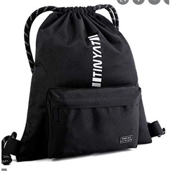 NEW TINYAT DRAWSTRING SPORT GYM BAG