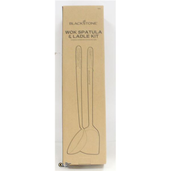 NEW BLACKSTONE WOK SPATULA & LADDLE KIT