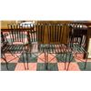 Image 1 : 4 IRON PATIO CHAIRS