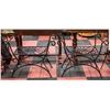 Image 1 : PAIR OF METAL BENCHES