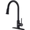 Image 1 : NEW REPACKED MATTE BLACK PULL DOWN KITCHEN FAUCET