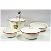 Image 1 : NEW 6PC LONDON PORCELAIN ENAMEL CAMP COOKWARE