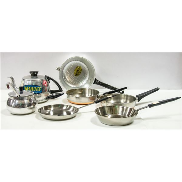 NEW 7PC ALUMINUM COOKWARE SET