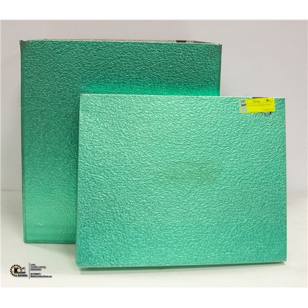 MCM 15" X 14" TEAL GREEN FLOUR BIN