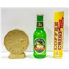 Image 1 : LOT OF 3 COLLECTIBLE LRG COIN BANKS; COFFEE CRISP/