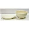 3PC CAULDRON ENGLISH STONEWARE SET