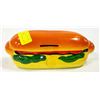 Image 1 : VINTAGE CERAMIC CARA CREATIONS HOT DOG COIN BANK