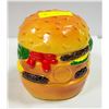 Image 1 : VINTAGE CERAMIC CARA CREATIONS CHEESEBURGER COIN