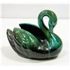 Image 1 : 7.5" BLUE MOUNTAIN POTTERY SWAN CANDY DISH