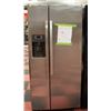 Image 1 : GE STAINLESS STEEL SIDE BY SIDE FRIDGE WITH INDOOR