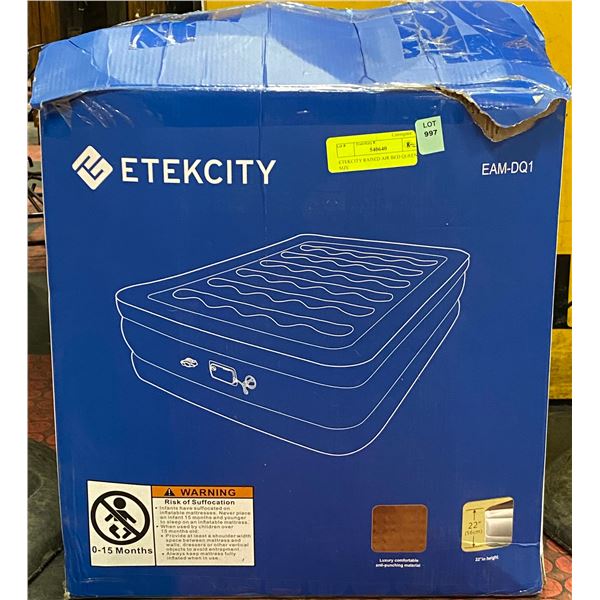 ETEKCITY RAISED AIR BED QUEEN SIZE