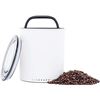 Image 1 : AIRSCAPE LARGE 7"W X 8"H WHITE COFFEE STORAGE
