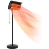 NEW REPACKED BLACK STANDING PATIO HEATER WITH 3