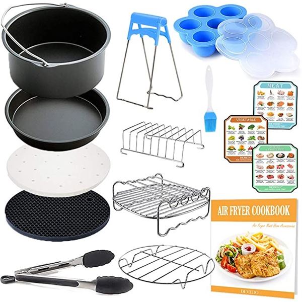 DEMEDO AIR FRYER ACCESSORIES KIT 7"