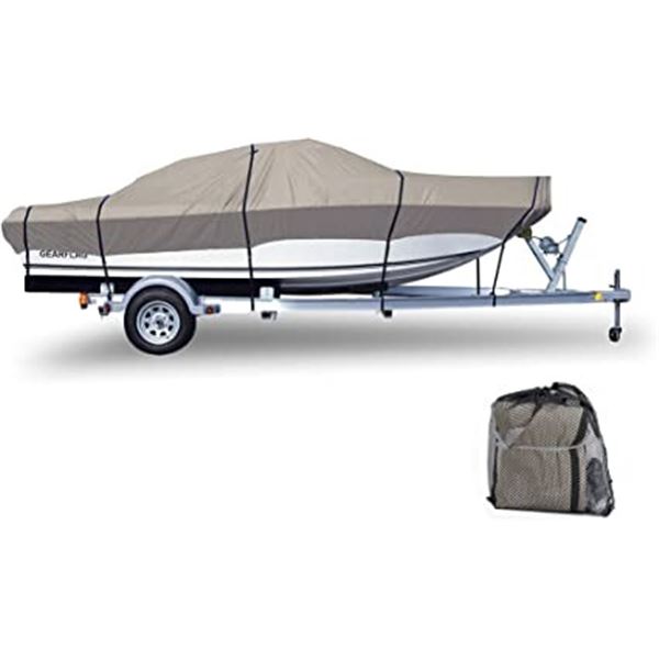 GEARFLAG 600D TRAILER BOAT COVER 98  WIDTH & 16FT-