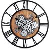 Image 1 : NEW LAFOCUSE 23" INDUSTRIAL GEAR WALL CLOCK