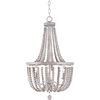 Image 1 : BRAND NEW SEALED PARTS 3 LIGHT WOOD BEADED DROP