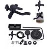 Image 2 : NEW PARTS REPACKED MATTE BLACK SHOWER FAUCET SET