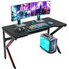 Image 1 : NEW 47" K SHAPED COMPUTER GAMING TABLE/DESK