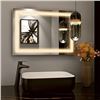 Image 1 : NEW GUZEX 28" X 20"BATHROOM MIRROR WITH LED LIGHT