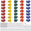 Image 1 : NEW REPACKED COLOURFUL SET OF ROCK CLIMBING HOLDS