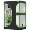 Image 1 : NEW REPACKED VIVOSUN 48 X 36 X 72" 2 N 1 GROW TENT