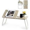 Image 1 : BRAND NEW SEALED ADP 6 WOOD TOP LAPTOP LAP TABLE