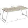 Image 2 : BRAND NEW SEALED ADP 6 WOOD TOP LAPTOP LAP TABLE