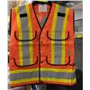 Image 1 : NEW ORANGE BIG K SURVEYOR HI VIS VEST WITH 4 FRONT