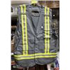 Image 1 : NEW FIRE RESISTANT GREY HI VIS JACKET SIZE MEDIUM