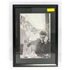 Image 1 : JAMES DEAN FRAMED PRINT APPROX 16" X 11"