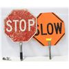Image 1 : HANDHELD LARGE CONSTRUCTION SIGNS