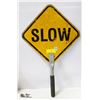 Image 1 : HANDHELD TRAFFIC CONSTRUCTION SIGN SMALL