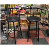 Image 1 : PAIR OF 30 INCH BAR STOOLS SWIVEL