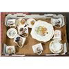 FLAT OF VARIOUS ROYAL FAMILY DISHWARE - VARIETY OF