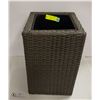 Image 1 : WICKER PLANTER WITH LINER INSERT