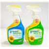 Image 1 : LOT OF 2 GREENWORKS GLASS AND SURFACE CLEANER