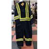Image 1 : NEW NAVY BLUE HI-VIS COVERALLS SIZE XL