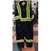 Image 1 : NEW NAVY BLUE HI-VIS COVERALLS SIZE L