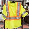 Image 1 : NEW SWEAT WICKING HI VIS SAFETY T-SHIRT SIZE L