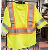 Image 1 : NEW SWEAT WICKING HI VIS SAFETY T-SHIRT SIZE L