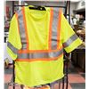 Image 1 : NEW SWEAT WICKING HI VIS SAFETY T-SHIRT SIZE L