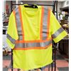 Image 1 : NEW SWEAT WICKING HI VIS SAFETY T-SHIRT SIZE L