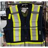 Image 1 : NEW NAVY BLUE HI VIS SAFETY VEST SIZE L