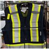 Image 1 : NEW NAVY BLUE HI VIS SAFETY VEST SIZE XL