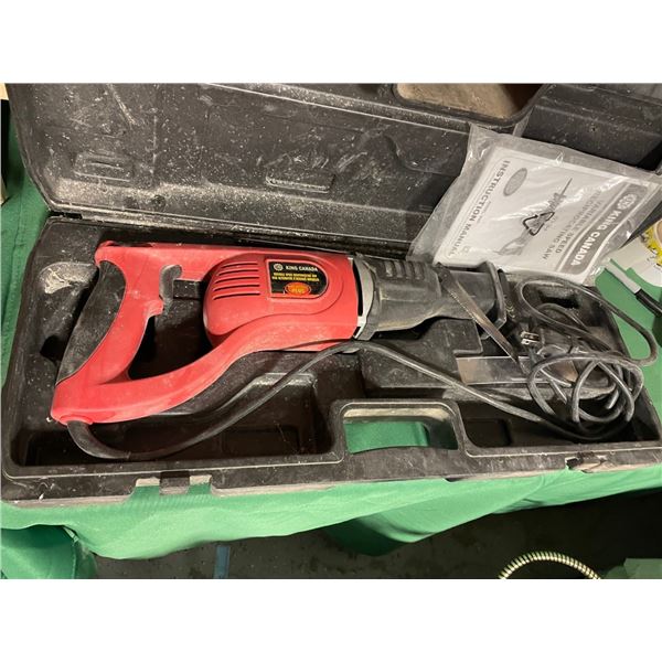 King Canada Reciprocating Saw , case doesn't latch