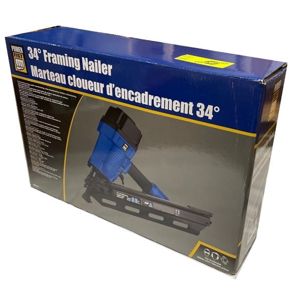 NEW IN BOX - 34  Power Fist Framing Nailer