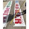 Image 1 : TWO Large Acrylic Signs